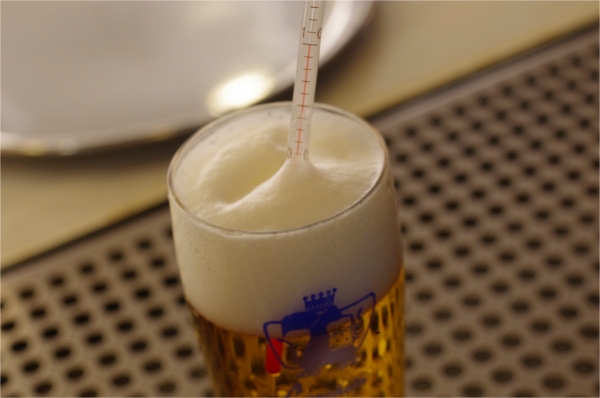 ビールの温度